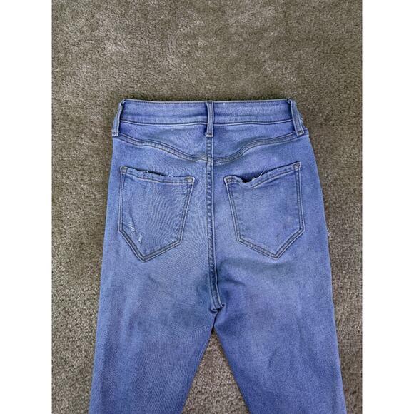 Old Navy Rockstar Super Skinny Higher High Rise Pockets Denim Jeans Size 4 D877 - Picture 5 of 13